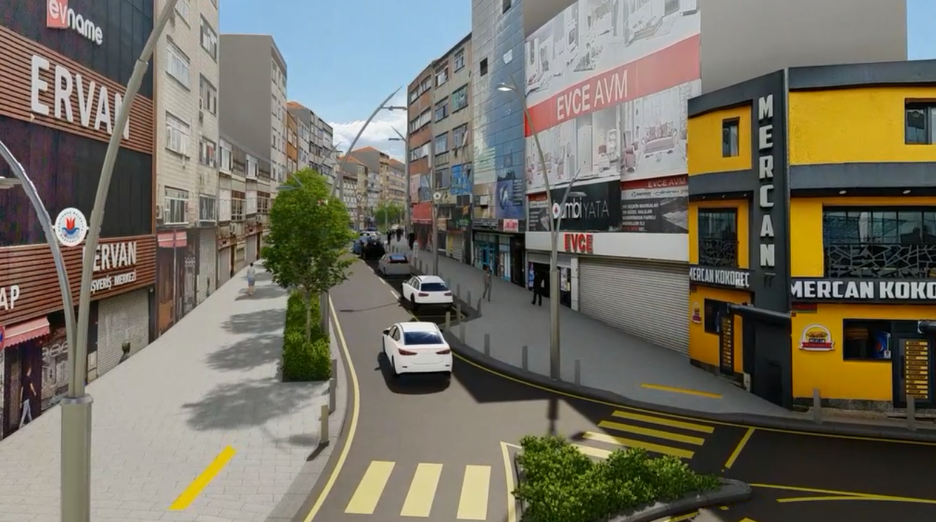 Çağlayan Mahallesi Vatan Caddesi Prestij Yol Düzenleme