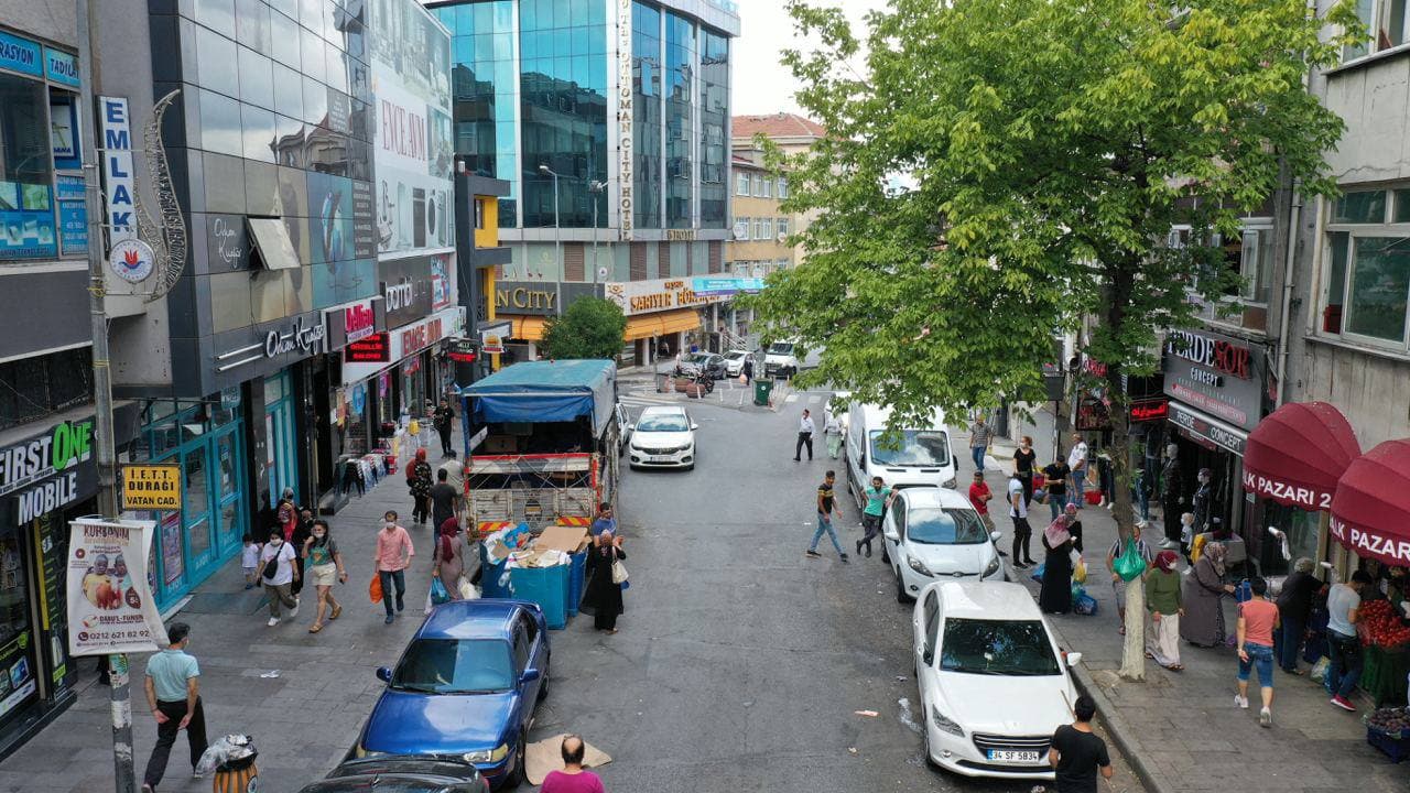 Çağlayan Mahallesi Vatan Caddesi Prestij Yol Düzenleme — Çalışma Öncesi